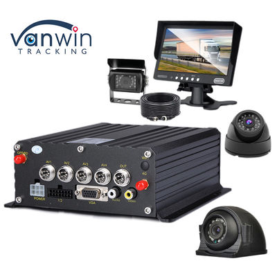 4CH 1080P H.265 بطاقة SD DVR المحمول GPS تعقب لأداة تسجيل السيارة