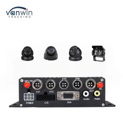 DC 12V 36V H.265 4CH HD 1080P Car Mobile DVR Dash Cam Recorder مع نقل لاسلكي