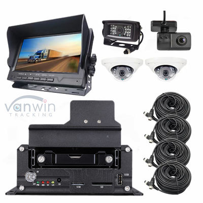 4CH Dash Cam Recorder AI يدعم GPS DVR 1080P محمول Dvr Recorder للسيارة