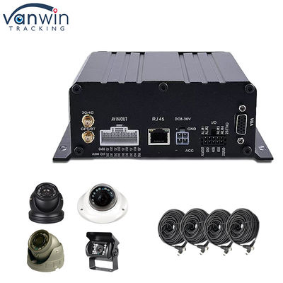 1080P H.264 AHD 256GB 4CH Car Mobile DVR GPS SD Card حافلة شاحنة مُسجل سيارة