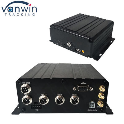 HD 1080P H.264 4 قناة DVR المحمول GPS WIFI مركبة حافلة سجل سيارة