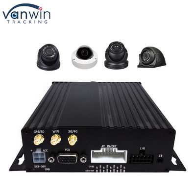GPS 1080P HD 4CH DVR المحمول بطاقة SD Samrt WIFI حافلة مركبة مسجل فيديو رقمي