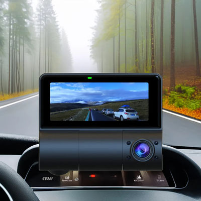 جهاز تسجيل سيارات WiFi GPS تسجيل مزدوج كاميرا لوحة السيارة غير مرئية 1080P مع العدسة F / NO 1.60