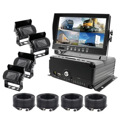 سيارة Black Box Camera سيارة DVR SIM SD Card شاحنة سيارة Recording Instrument MDVR Front And Rear Cameras Used For Bus Box