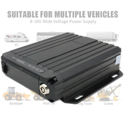 تتبع الفيديو عبر الإنترنت 4G GPS DVR المحمول 1080p بطاقة SD 4 قناة بطاقة SIM GPS سيارة كاميرات المراقبة
