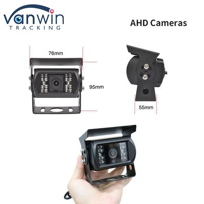 كاميرا مراقبة السيارات فائقة الزاوية العريضة IP68 1080P AHD لسيارات الحافلات والشاحنات والسيارات ذات المقطورات