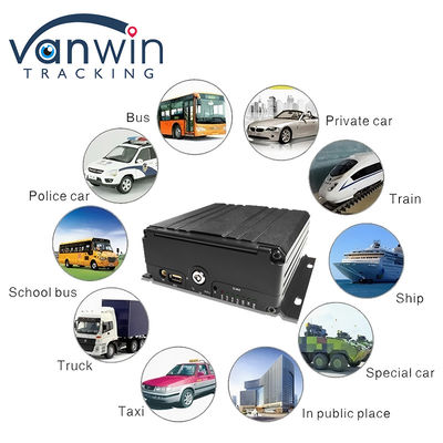 4G 6 قناة H. 265 HDD سيارة DVR المحمول للكاميرا الأمنية السيارة