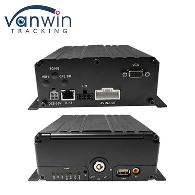 4G 6 قناة H. 265 HDD سيارة DVR المحمول للكاميرا الأمنية السيارة