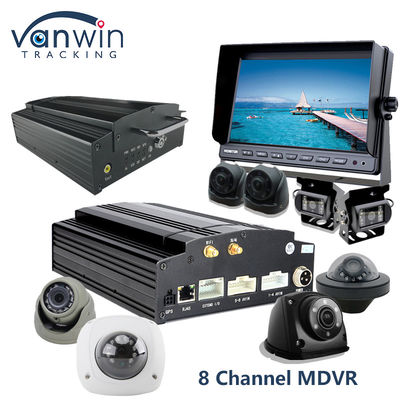 نظام كاميرا 4G Wifi GPS MDVR 8CH جهاز تسجيل الفيديو الرقمي المحمول لسيارة الحافلات والشاحنات