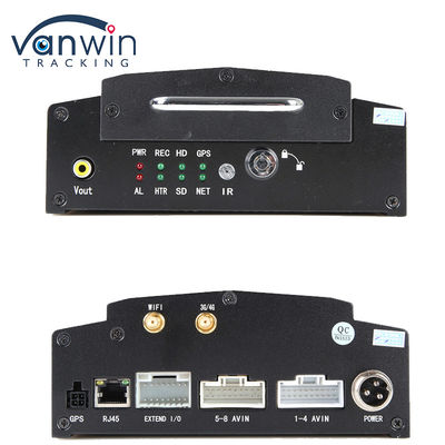 نظام كاميرا 4G Wifi GPS MDVR 8CH جهاز تسجيل الفيديو الرقمي المحمول لسيارة الحافلات والشاحنات