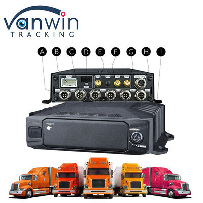 HDD 1080p 8ch DVR المحمول 4g GPS WIFI MDVR Kit نظام الكاميرا لمراقبة المركبات أمن السيارة