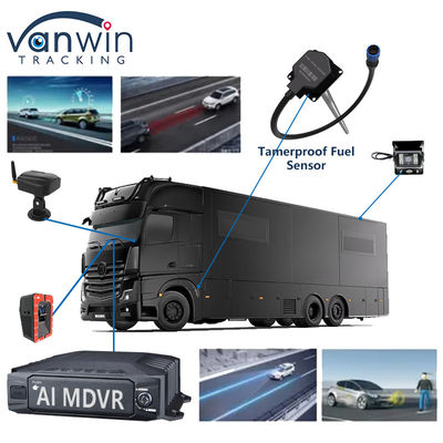 H.265 8CH HDD DVR المحمول القيادة المتقدمة DSM ADAS BSD AI نظام مراقبة أجهزة استشعار المشاة