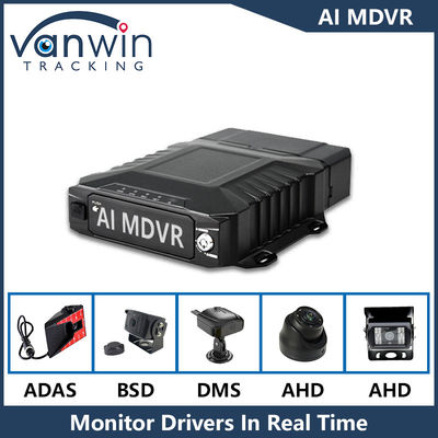 AHD 1080P 8CH 4G GPS DVR المحمول مع ADAS DSM BSD الخوارزمية المدمجة تعمل بالذكاء الاصطناعي