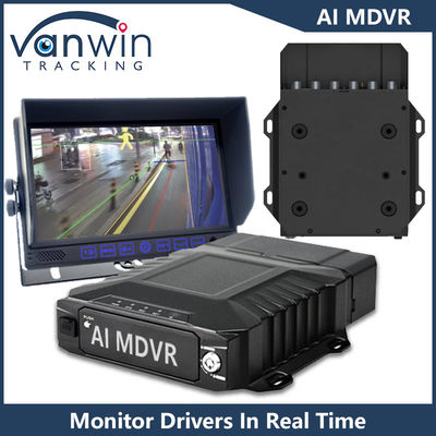AHD 1080P 8CH 4G GPS DVR المحمول مع ADAS DSM BSD الخوارزمية المدمجة تعمل بالذكاء الاصطناعي
