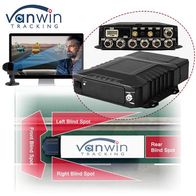 AHD 1080P 8CH 4G GPS DVR المحمول مع ADAS DSM BSD الخوارزمية المدمجة تعمل بالذكاء الاصطناعي