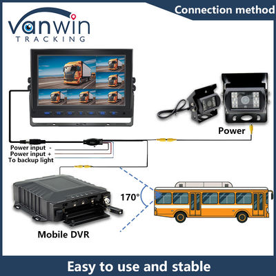1080P AHD IP68 كاميرات مراقبة السيارات IR رؤية ليلية كاميرات المركبات للحافلة الشاحنة