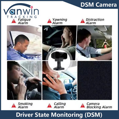 DMS 4G GPS Full HD مراقبة شاحنة كاميرا التعب مكافحة النوم