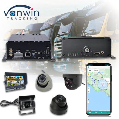 4CH GPS 4G WiFi DVR المحمول Full HD 1080P كاميرا السيارة HDD Mdvr لسيارة الحافلة شاحنة