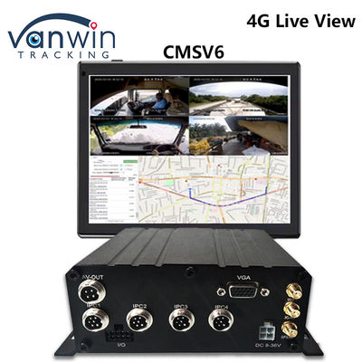 8CH AHD بطاقة SD مزدوجة نظام DVR المحمول 4G WIFI GPS MDVR لعرض مباشر