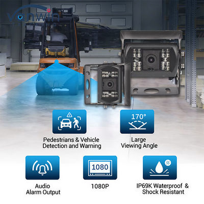IP69 AHD 170 درجة كاميرات السيارة ذات الزاوية العريضة كاميرات مراقبة المراقبة الخاصة بالسيارات