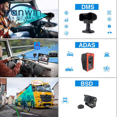 8CH AI BSD ADAS DMS MDVR نظام HD 1080P HDD DVR المحمول مع وظيفة 4G GPS WIFI