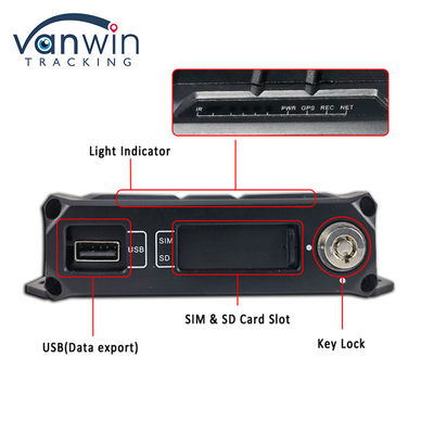 H.264 4CH HD 1080P DVR المحمول 4G GPS WIFI بطاقة SD MINI MDVR لمراقبة الفيديو للسيارات