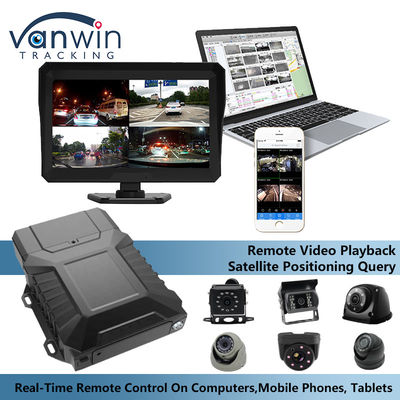 8CH 1080P AHD HDD DVR المحمول مع 4G GPS MDVR مسجل شاحنة مراقبة الأمن نظام إنذار