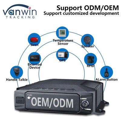 8CH 1080P AHD HDD DVR المحمول مع 4G GPS MDVR مسجل شاحنة مراقبة الأمن نظام إنذار