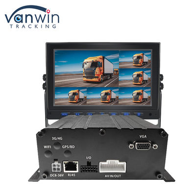 H.265 8CH HDD 1080P نظام DVR المحمول مع 4G MDVR Kit وظيفة GPS WIFI لإدارة الأسطول