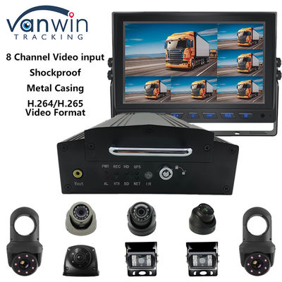 OEM 8CH HD 1080P HDD DVR المحمول مع 4G GPS WIFI MDVR لنظام إدارة الأسطول
