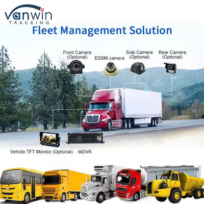 4CH بطاقة SD مزدوجة DVR المحمولة الحجم المصغّر السيارة الصندوق الأسود في السيارة CCTV 4G GPS MDVR