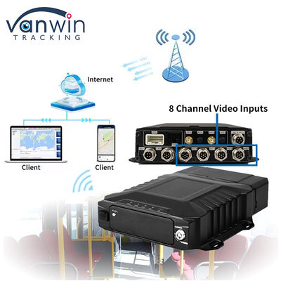 8 قناة 4G واي فاي 1080P HDD DVR المحمول مراقبة المركبات AHD عرض في الوقت الحقيقي Mdvr
