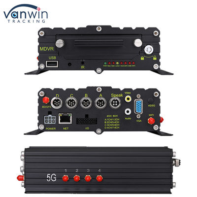 8CH 1080p 4G AI DVR المحمول مع ADAS DMS نظام الكاميرا BSD GPS DVR المحمول للشاحنة
