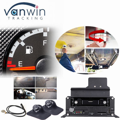 5G 4CH Full HD DVR المحمول بث مباشر مع مراقبة مستوى الوقود بواسطة نظام تحديد المواقع GPS CCTV المركبة