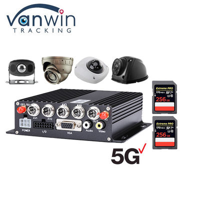 AHD 1080P دعم مستوى الزيت ومراقبة ضغط الإطارات مسجل فيديو 8-قناة MDVR للشاحنة / المركبة اللوجستية