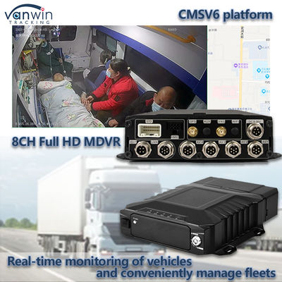 8CH مراقبة فيديو HDD DVR المحمول مع 4G GPS WIFI MDVR لمراقبة الوقت الحقيقي