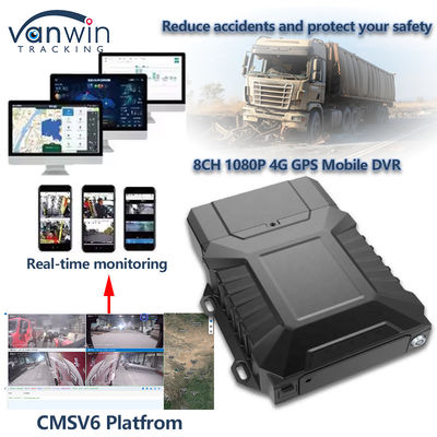 8CH مراقبة فيديو HDD DVR المحمول مع 4G GPS WIFI MDVR لمراقبة الوقت الحقيقي