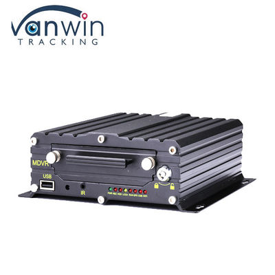 4 قنوات DVR المحمول 4G GPS WIFI HDD 1080P AHD Card DVR للشاحنات الحافلة في المدينة