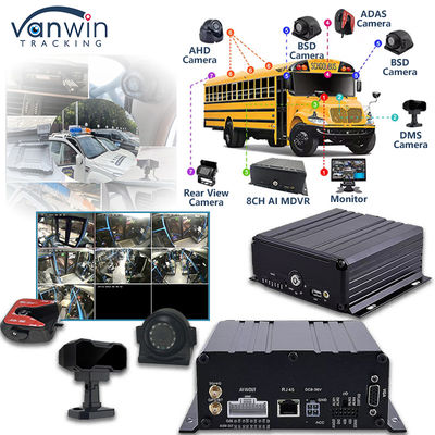 8CH AI DVR المحمول مع ADAS DMS وظيفة BSD MDVR حل أمن المركبات المتقدم