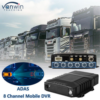 8CH 1080P Ai HDD DVR المحمول مراقبة في الوقت الحقيقي وتتبع 4G Ai Adas DMS MDVR نظام المراقبة