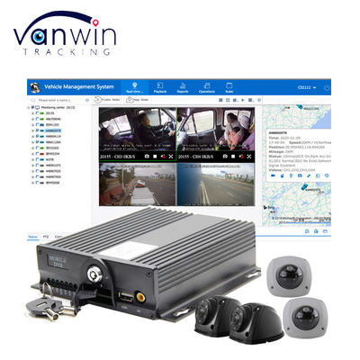 4CH 3G 4G GPS WIFI 1080P HD مراقبة متنقلة DVR نظام فيديو