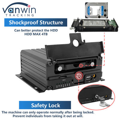 4 قنوات ADAS DSM Car DVR مع 4G GPS AHD Camera SD Card Video Recorder للتدريب على قيادة السيارات