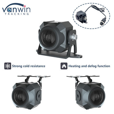 1080P IP69 مقاوم للماء 2MP تسخين المركبات مكافحة الضباب كاميرا السيارة مع زاوية عرض 180 درجة ووظيفة مقاومة للماء