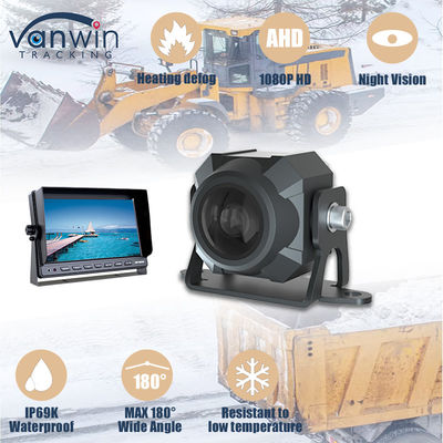 1080P IP69 مقاوم للماء 2MP تسخين المركبات مكافحة الضباب كاميرا السيارة مع زاوية عرض 180 درجة ووظيفة مقاومة للماء