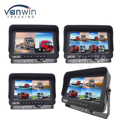 10.1 بوصة AHD 1080P MDVR شاشة 4 قناة HD كاملة مضادة للماء شاشة شاشة منفصلة للسيارة