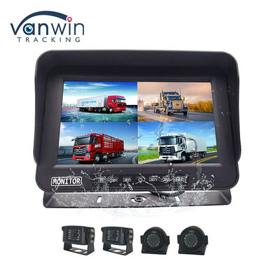 10.1 بوصة AHD 1080P MDVR شاشة 4 قناة HD كاملة مضادة للماء شاشة شاشة منفصلة للسيارة