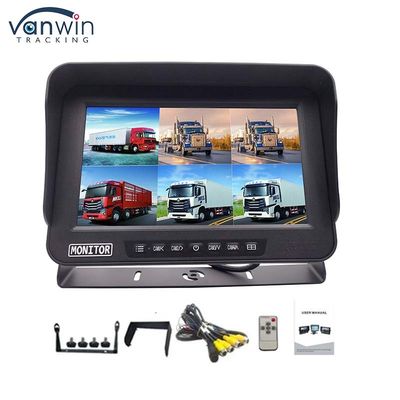 AHD 1080P MDVR شاشة 10.1 بوصة 6 قناة مضادة للماء شاشة شاشة منفصلة بطاقة SD للسيارة
