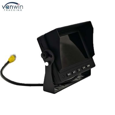 5 بوصة شاشة LCD TFT شاشة مراقبة السيارة رابط معدن + 4PIN CCD لون خلفية نظرة الكاميرا 12-24v للقافلة فان Rv