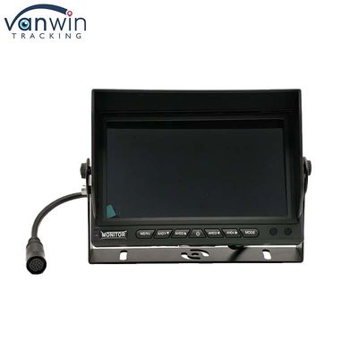 AHD 1080P MDVR Monitor 7 بوصة تقسيم شاشة شاشة شاشة بطاقة SD كاميرا الرؤية الخلفية عجلة التنقل