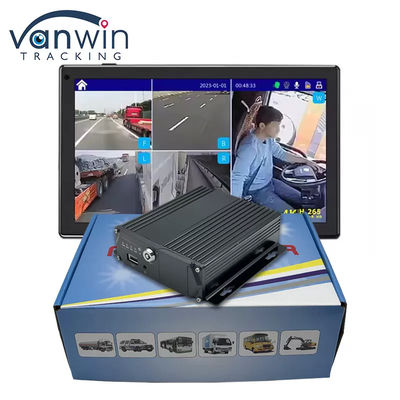 4 قناة بطاقة SD DVR المحمول بطاقة مزدوجة وضع الاستعداد مزدوجة لمراقبة المركبات